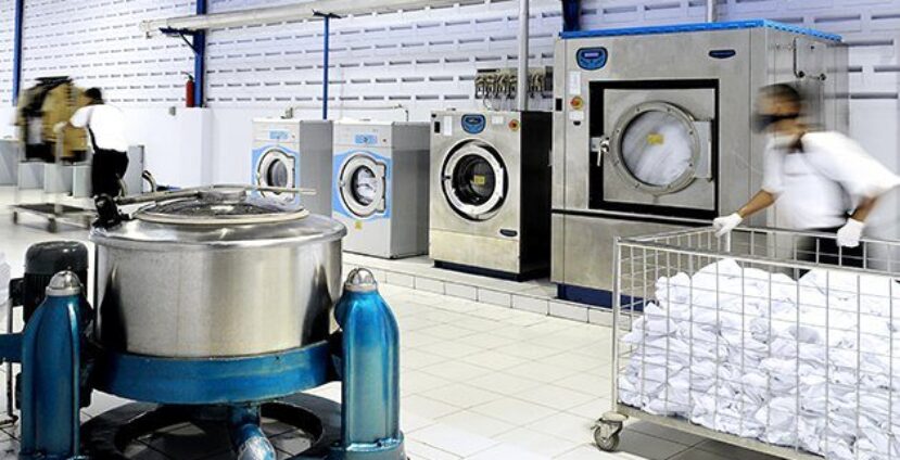 mesin laundry hotel